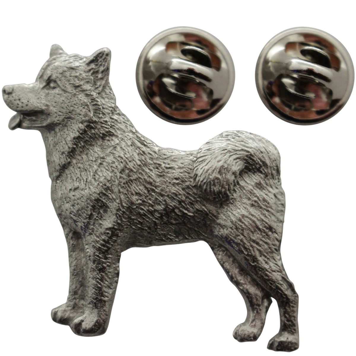 Malamute Pin ~ Antiqued Pewter ~ Lapel Pin ~ Sarah's Treats & Treasures